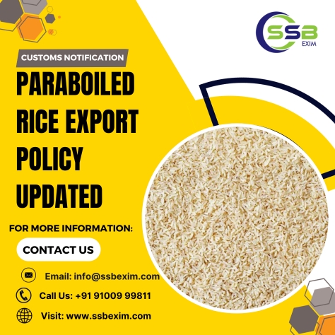 Para Boiled Rice Export Policy Updated